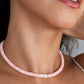 Choker de concha rosado