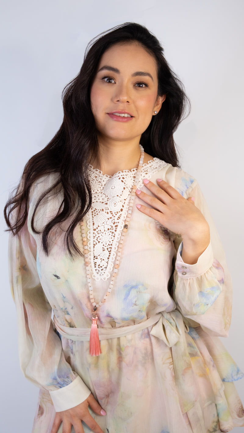 Japa mala de piedra sol