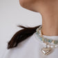 Collar Amazonita Silver Heart