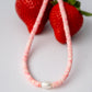 Choker de concha rosado