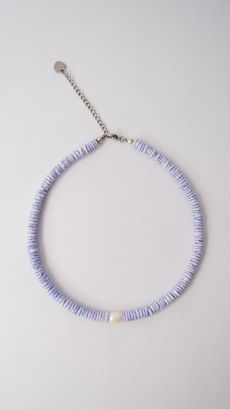 Choker de Concha Morado