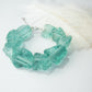 Pulsera blue glass quartz