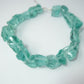 Collar blue glass quartz