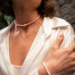 Choker de concha rosado