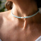 Choker de concha azul