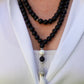 Japa mala de onyx negro