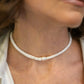 Choker de concha blanco