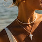 Choker y collar Cruz