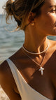 Choker y collar Cruz