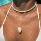 Choker y collar Concha
