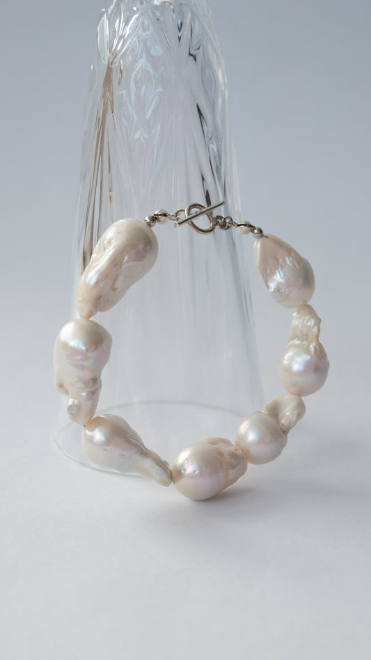 Bundle: Perla baroque collar+pulsera
