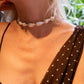 Choker perla baroque