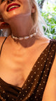 Choker perla baroque