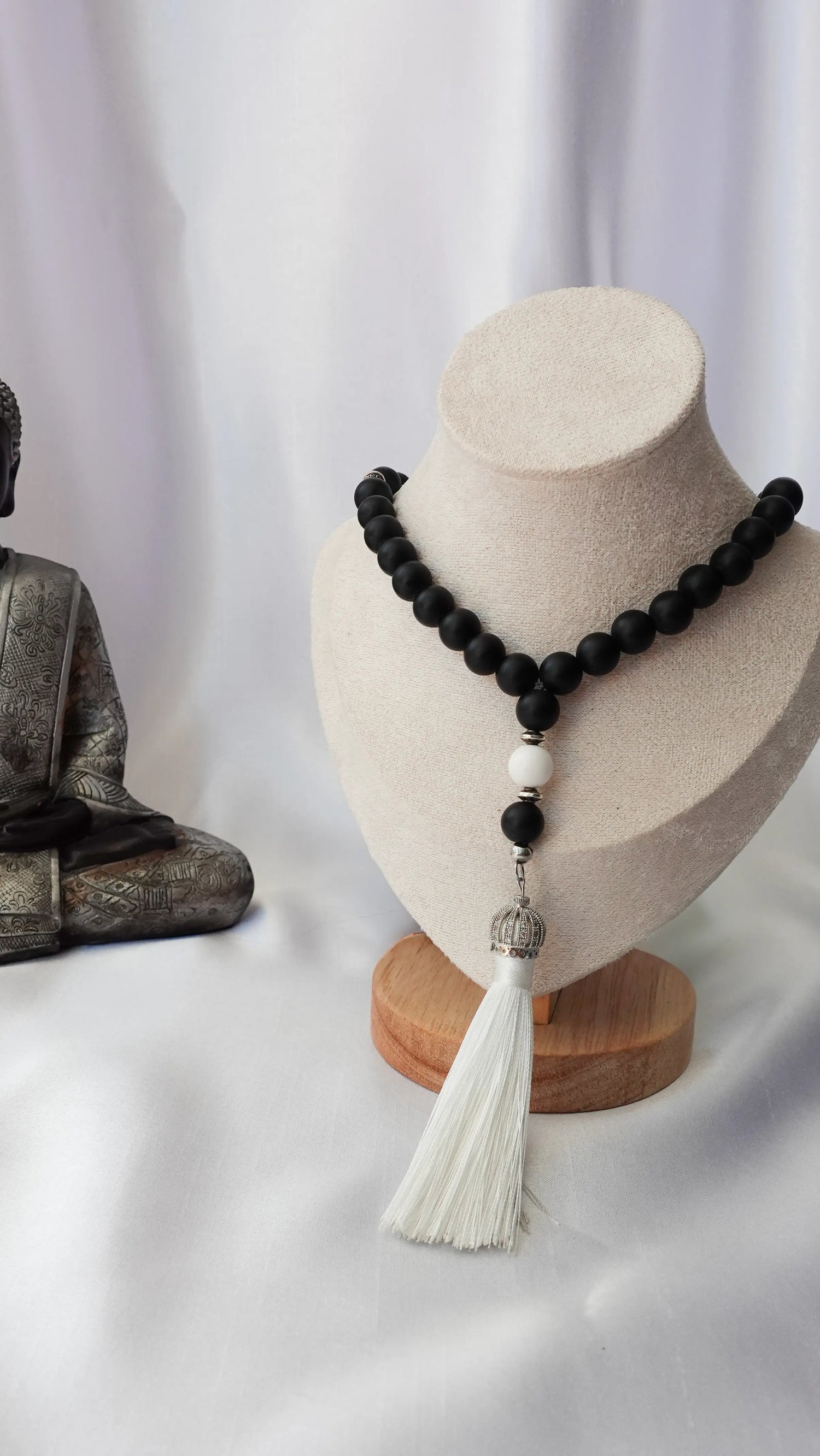 Japa mala de onyx negro