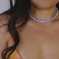 Choker de Concha Morado