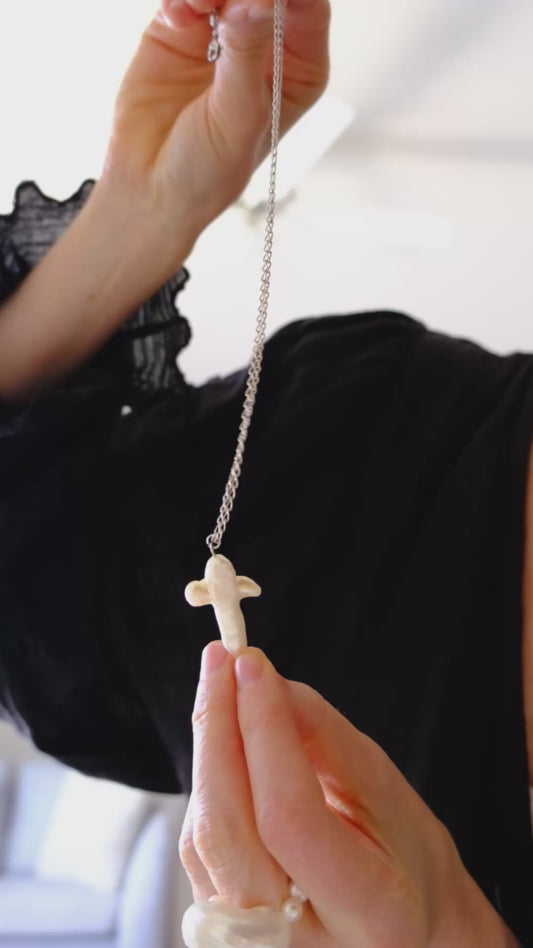 Choker y collar Cruz